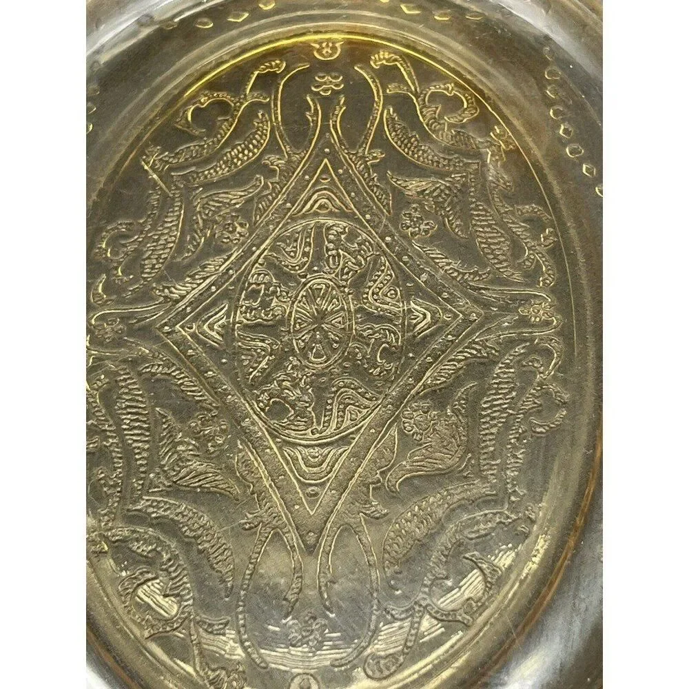 Vintage Yellow Depression Glass Platter – Madrid Pattern by Federal Glass